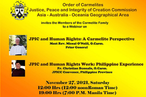 JPIC Commission Webinar On Human Rights