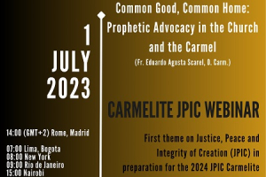 JPIC Webinar on "Common Good, Common Home"