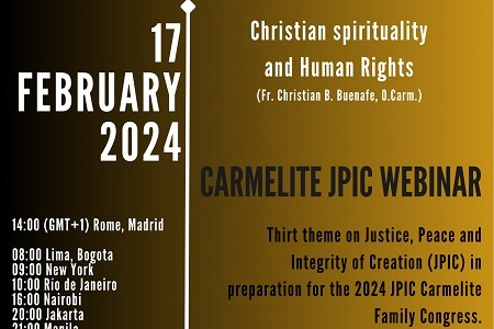 Webinar de la JPIC sobre espiritualidad cristiana