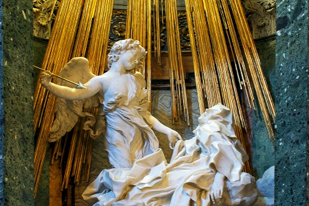 La Transverberación de Santa Teresa, de Gian Lorenzo Bernini.
