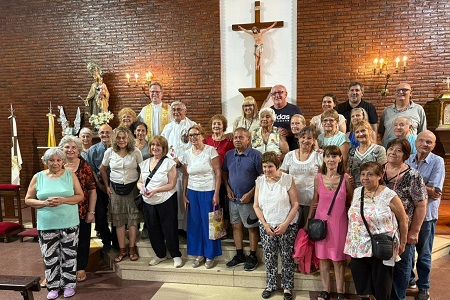 El Consejero visita a los carmelitas en Argentina