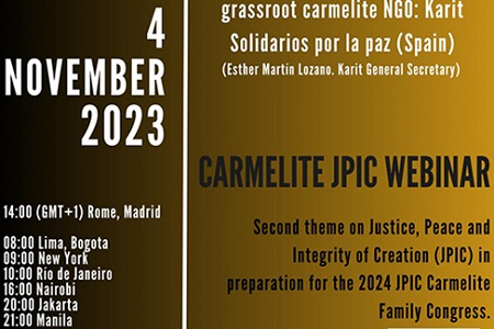 JPIC Commission Sponsoring Webinar in November
