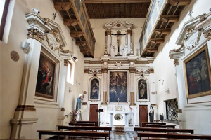 Interior of the chapel of the Carmelite nuns in Sutri