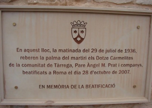 Bl. Angel Prat Hostench &amp; Companions